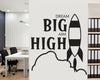 Dream Big Little One Clouds Wall Sticker