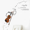 oga music guitar violin wall stickers wallpaper music treble clef music symbol DM69-0008