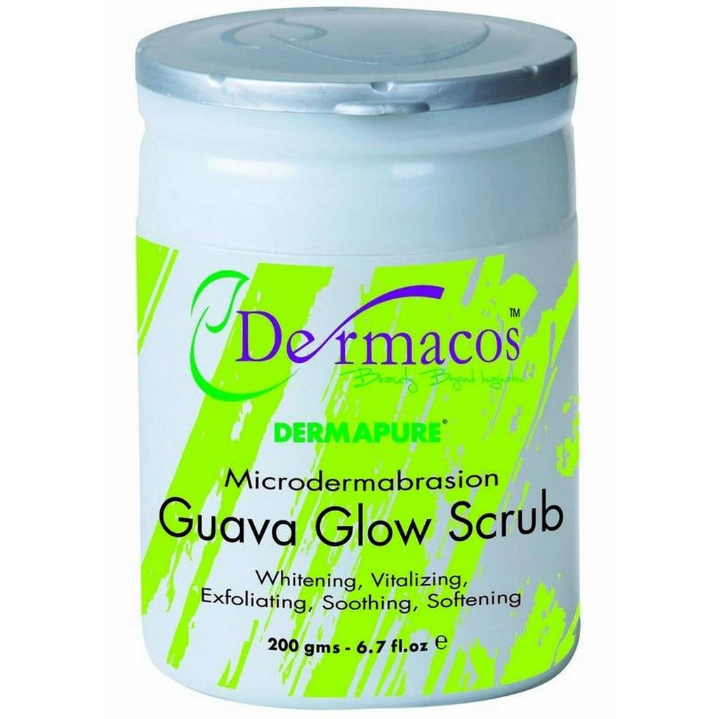 Dermacos Dermapure Microdermabrasion Guava Glow Scrub 200gm  dggsgnz3c-h