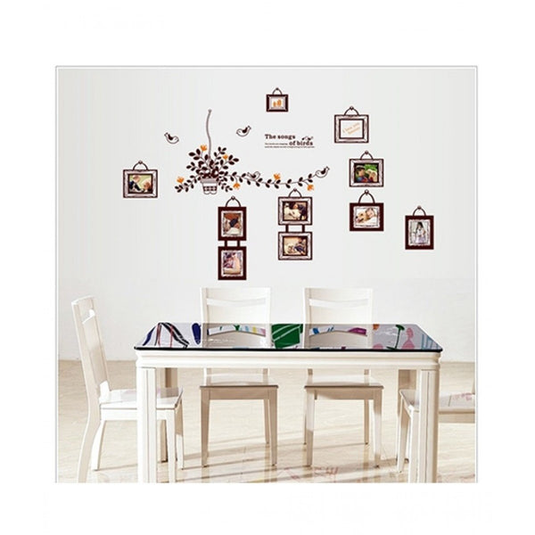 Birds Photo Frame Wall Sticker - AY9224