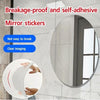 Flexible Self Adhesive Non-Glass Mirror Sticker, Self Adhesive Plastic Wall Mirror Sticker, Mirror Wall Sticker, Mirror Wall Sheets  - 400mm x 600mm  wsfrsrv1i-1