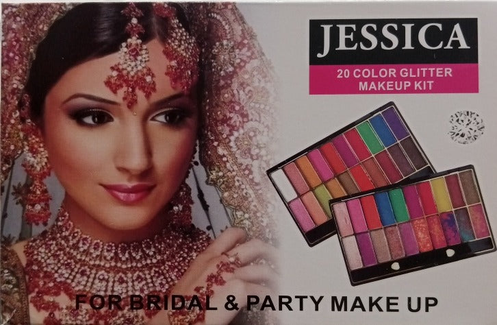 Jessica 20 Color Glitter Makeup Kit