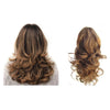 2 in 1 Hair Extension Natural Curly ad Layer Wavy Hairpiece Piece  Extension For  Women