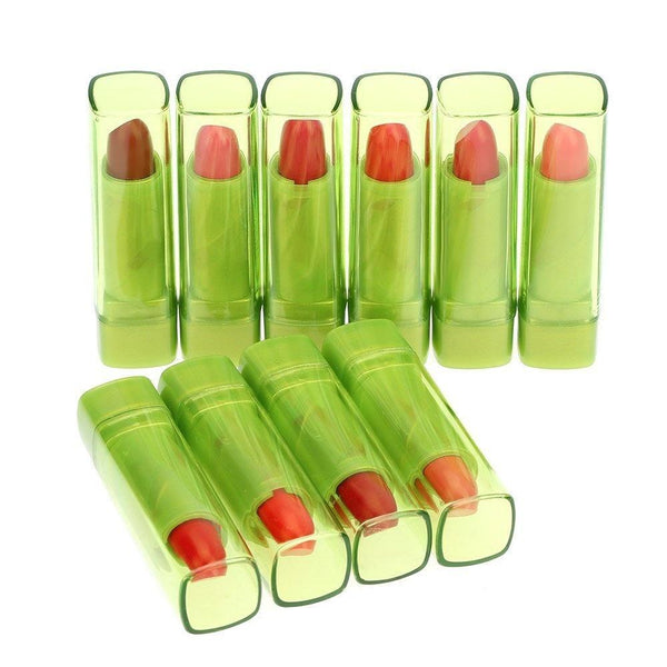 10&6Pcs/Set Hengfang Aloe Lipsticks Lip Rouge Silky Lip Sticks Cosmetics Waterproof Long Lasting Makeup Lipstick lkfrmis2d-1