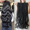 Remei  Synthetic Long Wave Clip In Hair Extension Heat Resistant Wavy Hairpiece High Temperature Fiber